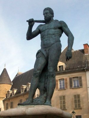Cliquez pour agrandir la statue d'Hercule du Jardin de Ville