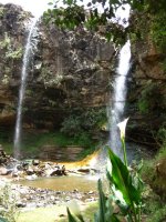 la cascade près de Malealea, une destination prisée des visiteurs