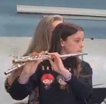 Alice à la flûte, février 2026