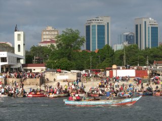 Le port de pêche de dar es Salaam