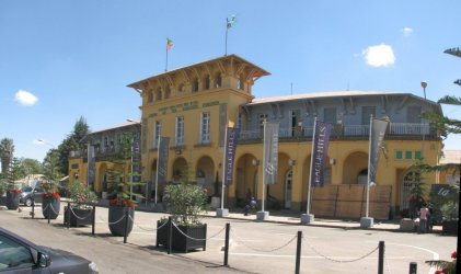 L'ancienne gare de Addis Abeba (côté accueil)