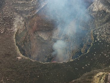 Le cratère intérieur du Volcan Masaya