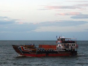 Ferry "El Che Guevara" sur le Lac Cocigalpa (ou Lac Nicaragua)