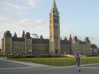 Premier aperçu du parlement à Ottawa
