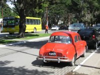 On voit beaucoup de voitures anciennes en Argentine (des voitures françaises des années 70). Cette Dauphine Gordini est une rareté.