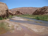 La rivière qui alimente San Pedro de Atacama
