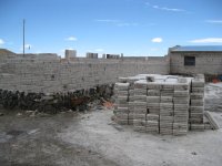 Construction en sel près du Salar d'Uyuni