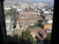 Valparaíso vue depuis l'Ascensor Larrain