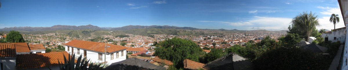 Panorama de Sucre, depuis La Recoleta