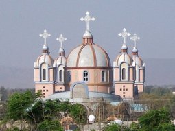 Église orthodoxe éthiopienne à Ziway. En 2014 elle était en construction.