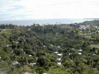 Périphérie Est de Honiara vue depuis le monument US