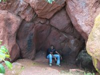 la mine de fer de Ngwenya : un des sites où les Bushmen récoltaient l'ocre
