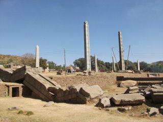 Le champ de stèles principal à Aksum