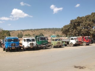 camions à Aksum