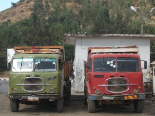 camions à Aksum