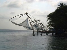 Les filets de pêche du Kerala