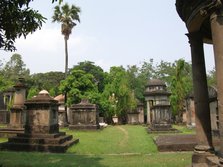 Le cimetière britannique, un des rares lieux tranquilles de Kolkata
