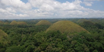 Chocolate Hills sur l'Île de Bohol